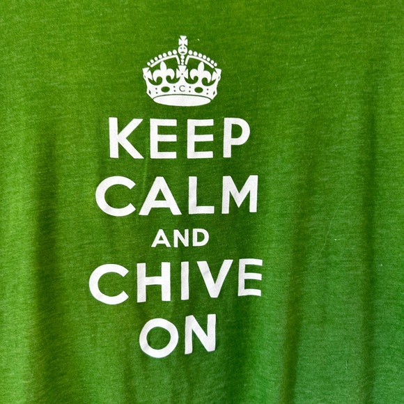 Chive Tee Keep Calm and Chive On XL - Picture 7 of 8